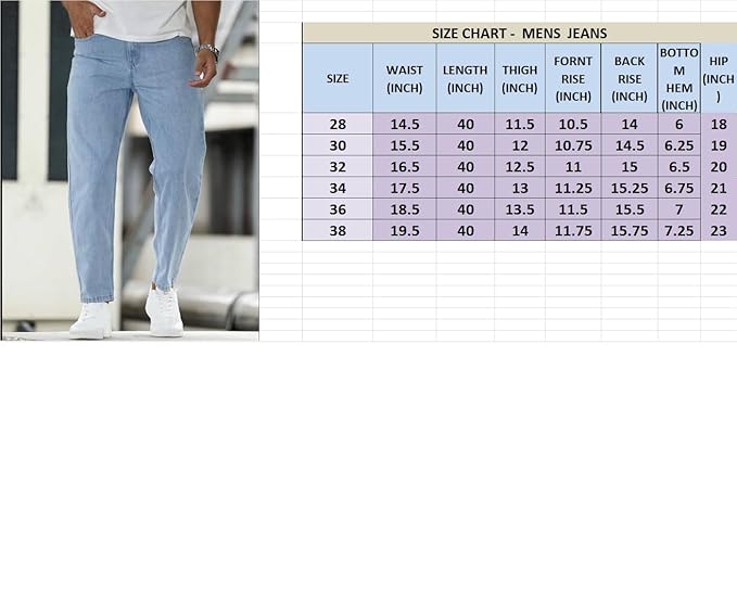 QNIM Jeans for Men || Men's Regular fit Stylish Jeans - Image 5